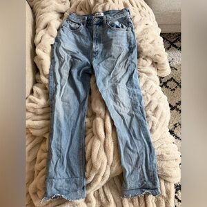 Agolde Women's Straight Crop Jeans